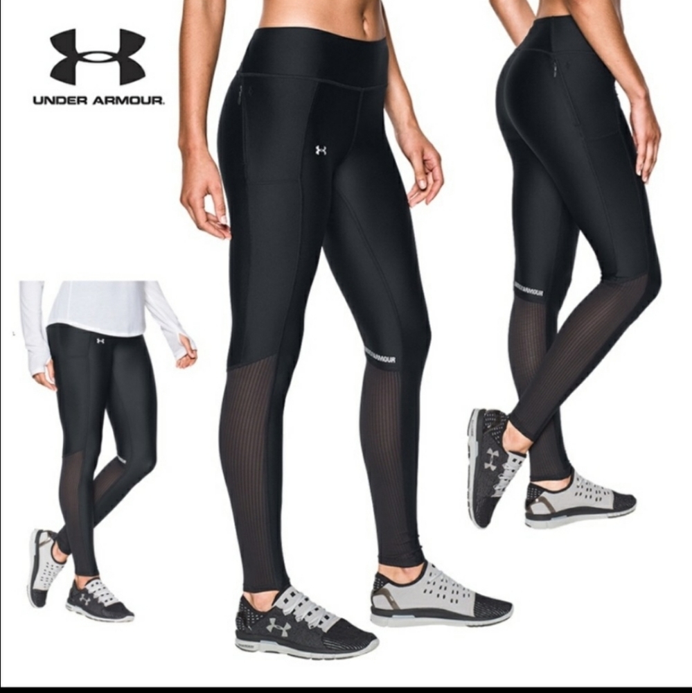 Under Armour UA Fly-By Black Leggings XL